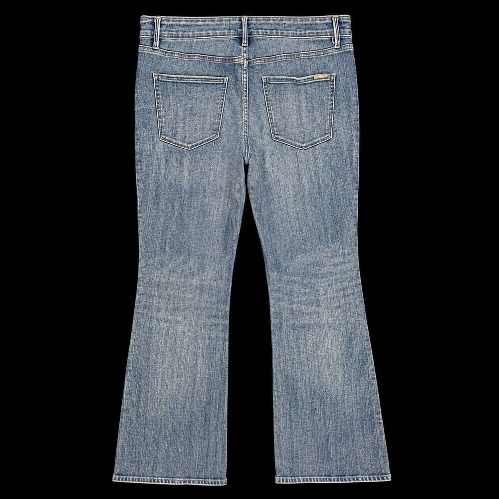 WHBM High Rise Skinny Flare Everyday Soft Denim Blue Jean Women Size 10x31.5” - Picture 13 of 13